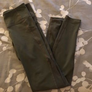 Army green work out leggings size small